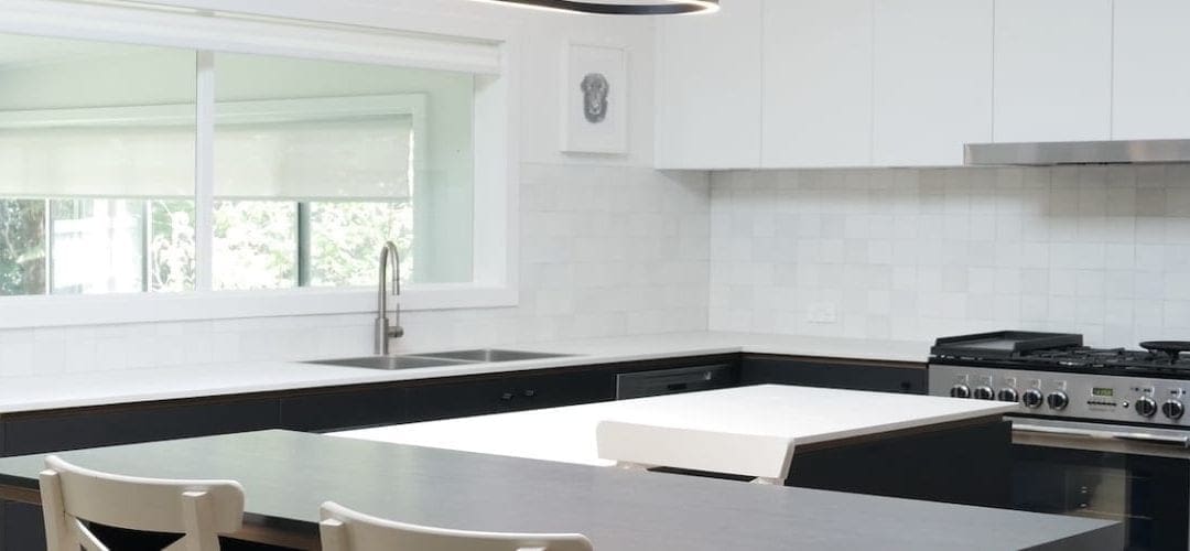Modern country kitchen Robertston wide shot