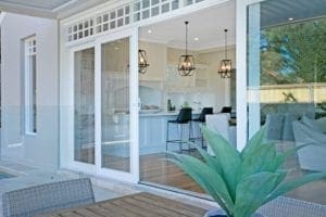 warm and refined country living kitchen outside view Warrawee