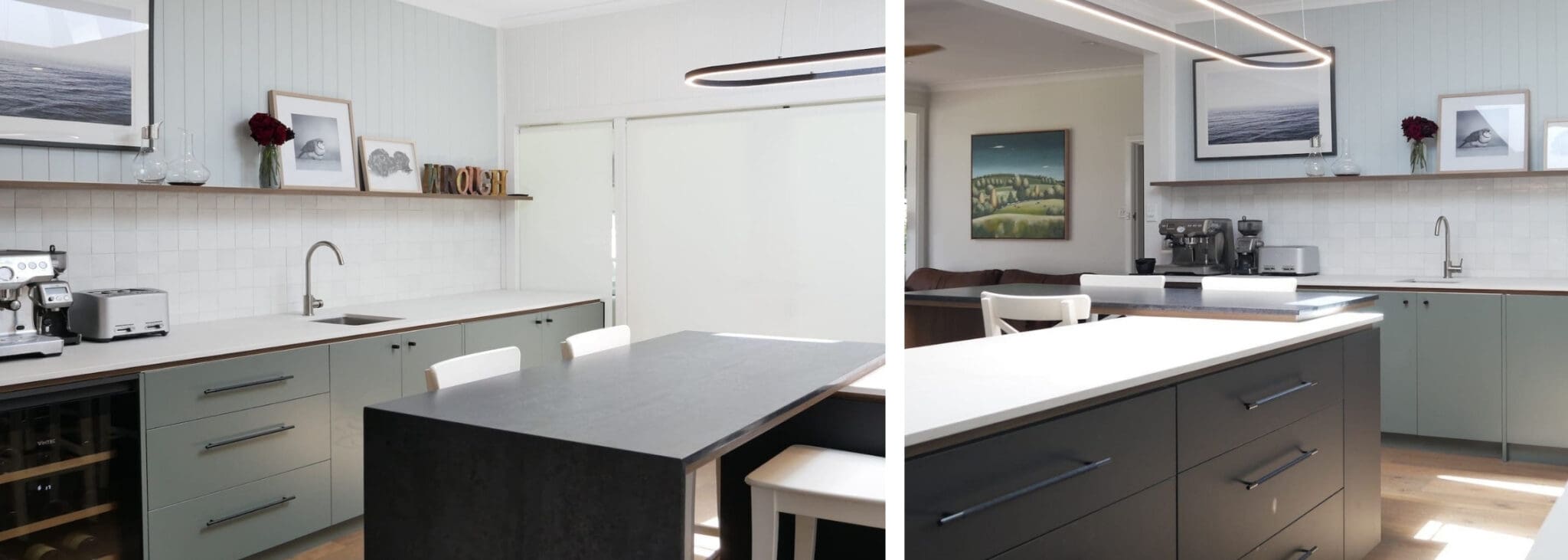 Modern Country Kitchen Robertson Banner Modern country kitchen Robertston open shelving