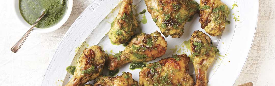 Chimichurri Roast Chicken Legs