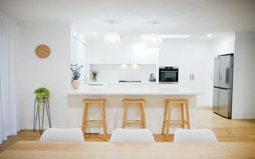 Coastal Feel White Kitchen Narellan