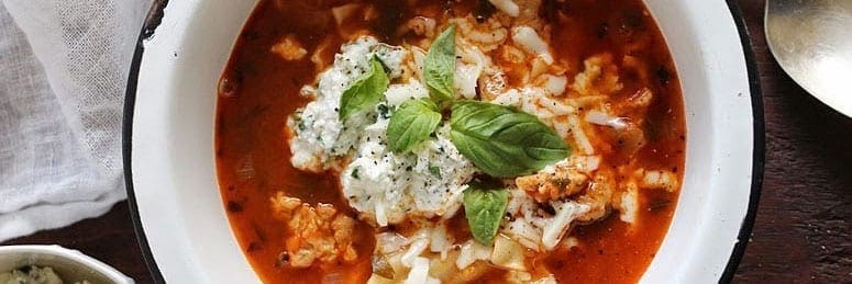 Lasagna Soup