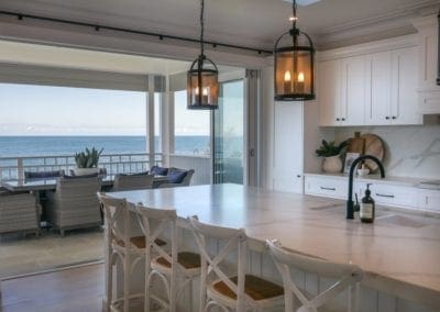 ocean glamour kitchen wombarra ocean view