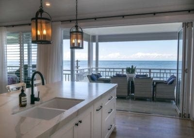 ocean glamour kitchen wombarra ocean view