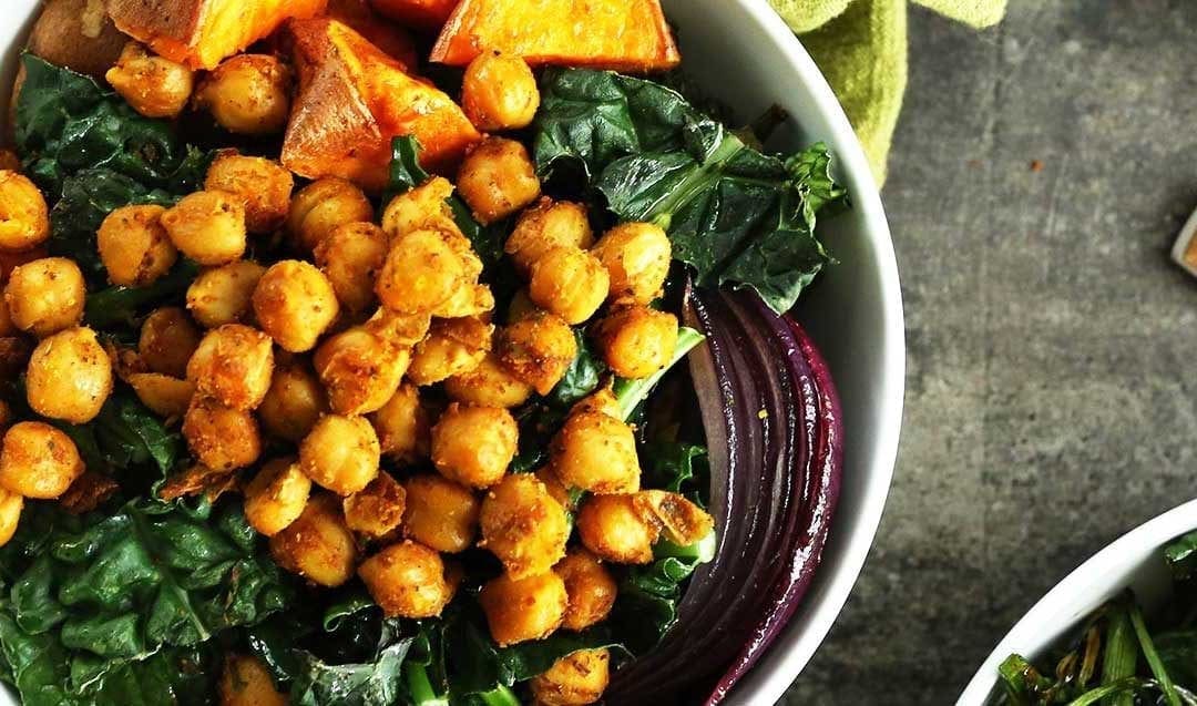 Sweet Potato Chickpea Buddha Bowl