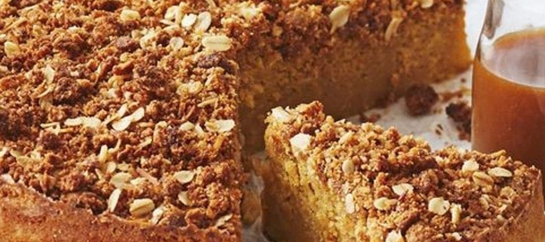Anzac Biscuit Crumble Cake