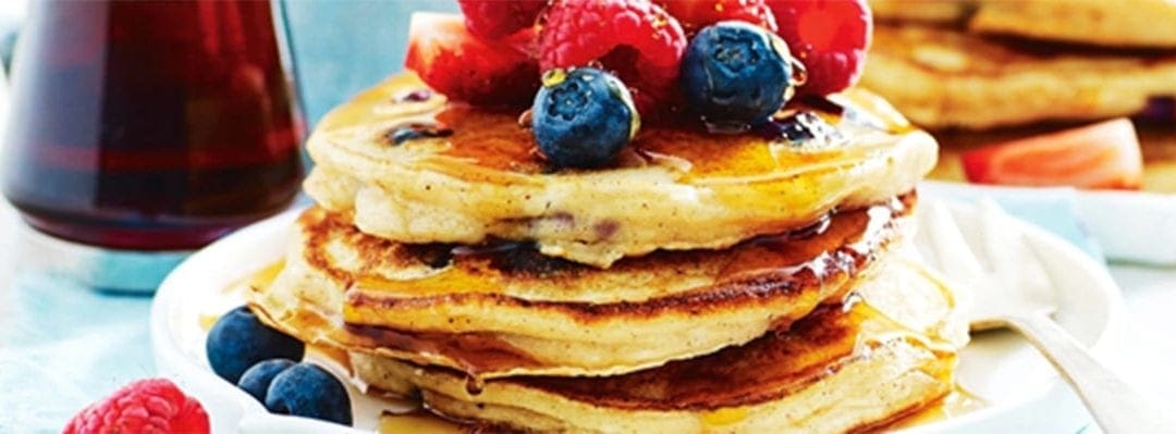 Blueberry Ricotta Hotcakes