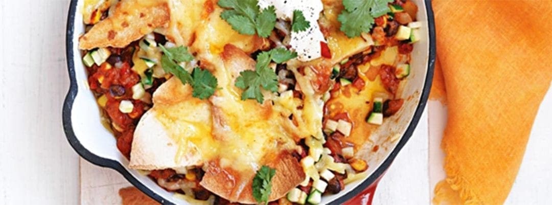 Easy Veggie Enchiladas