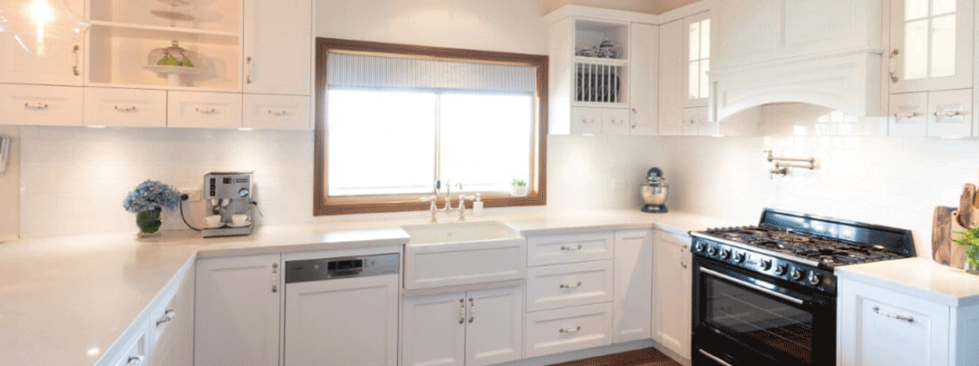 Large Butler's pantry with floor to ceiling cabinetry