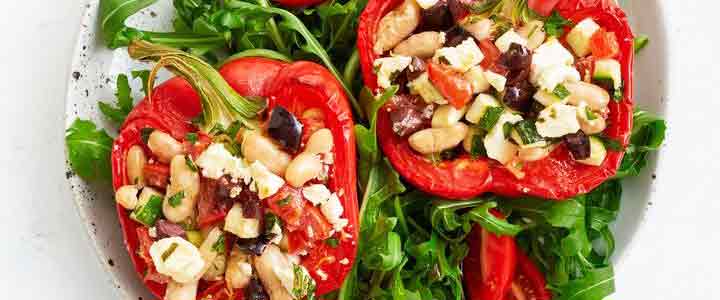 Mediterranean Stuffed Capsicum