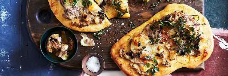 Matt Moran’s Potato Pizza with Italian Sausage