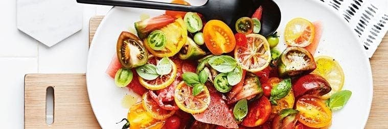 Matt Moran’s Heirloom Tomato, Watermelon and Confit Lemon Salad