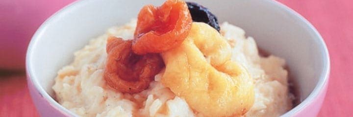 Vanilla Risotto with Winter Fruit Compote