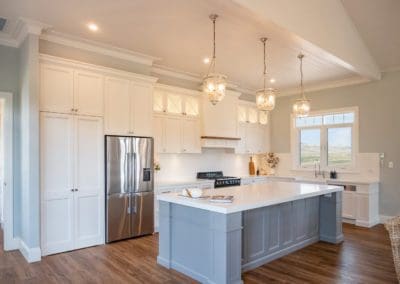 breathtaking two toned kitchen exteter wide show with. greenery view our the window