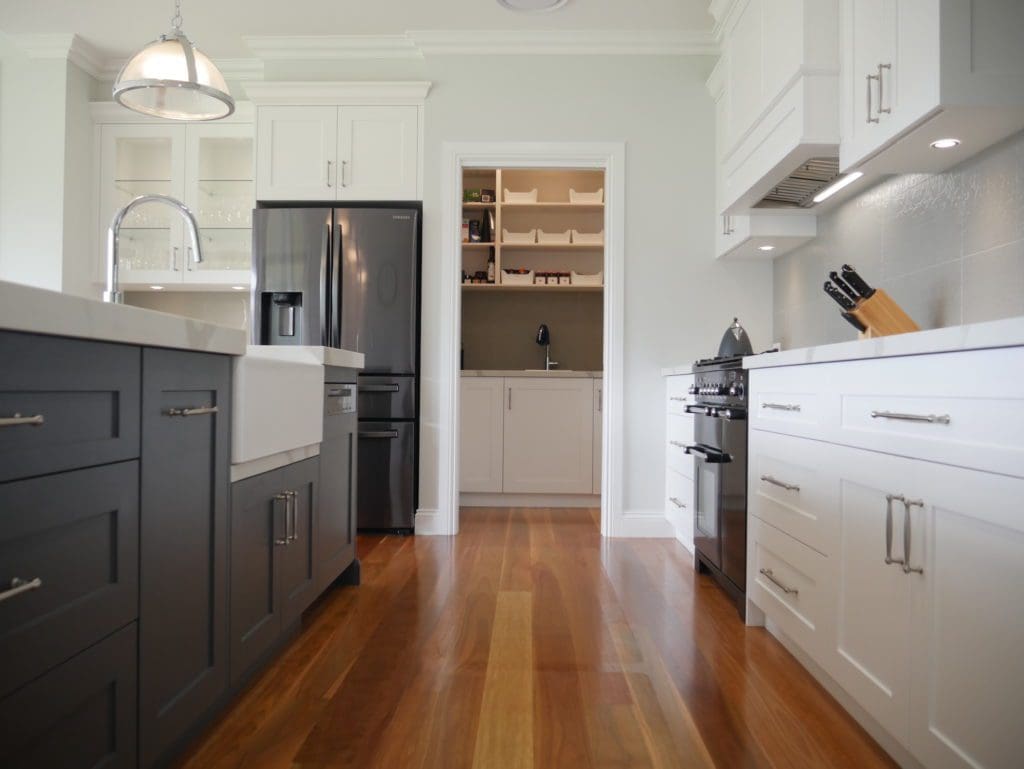 Country glamour kitchen bundanoon kitchen island sink with dishwasher integrated