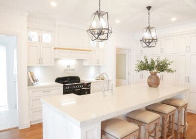 Hand Painted Antiqued Kitchen Oak Flats