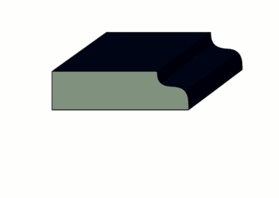 benchtop edge profile lambs tongue design
