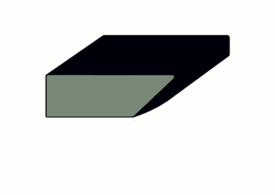 benchtop edge profile shark nose design