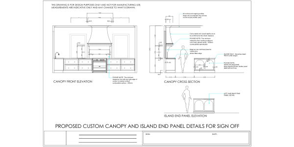 custom kitchen design drawing country kitchen 