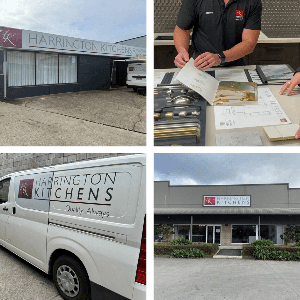 Harrington Kitchens NSW Narellan Kitchen Showroom, Bowral Kitchen Showroom and Delivery Van