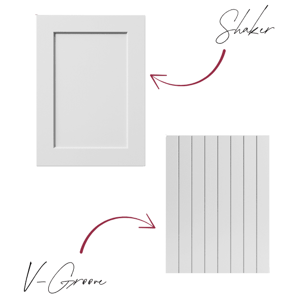 country style kitchen door profile suggestions in shaker door profile and v-groove door profile
