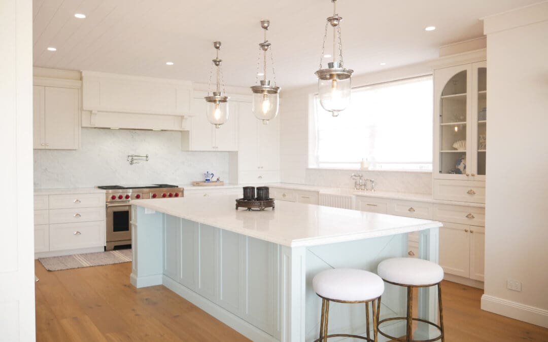 Brushed-Painted Hamptons Coastal Kitchen Collaroy