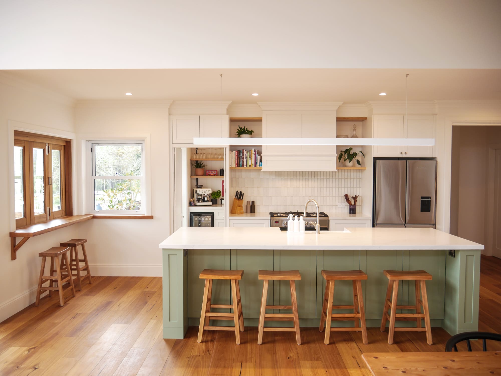 kitchen splashback image featuring Kit Kat tiles in a classic country kitchen